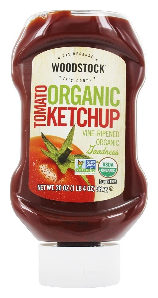 Ketchup de tomate orgânico - 20 oz. Woodstock Farms