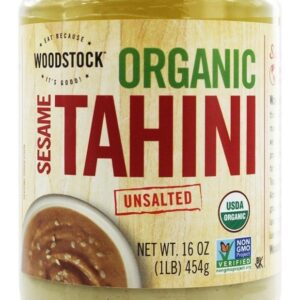 Comprar tahini de gergelim orgânico sem sal - 16 oz. Woodstock farms preço no brasil alimentos & lanches tahine suplemento importado loja 7 online promoção -