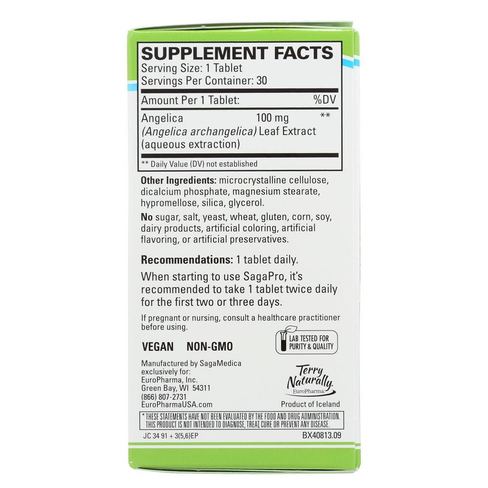 Frisado Naturalmente Sagapro Bexiga Saúde - 30 Comprimidos vegetarianos EuroPharma - Imagem 2