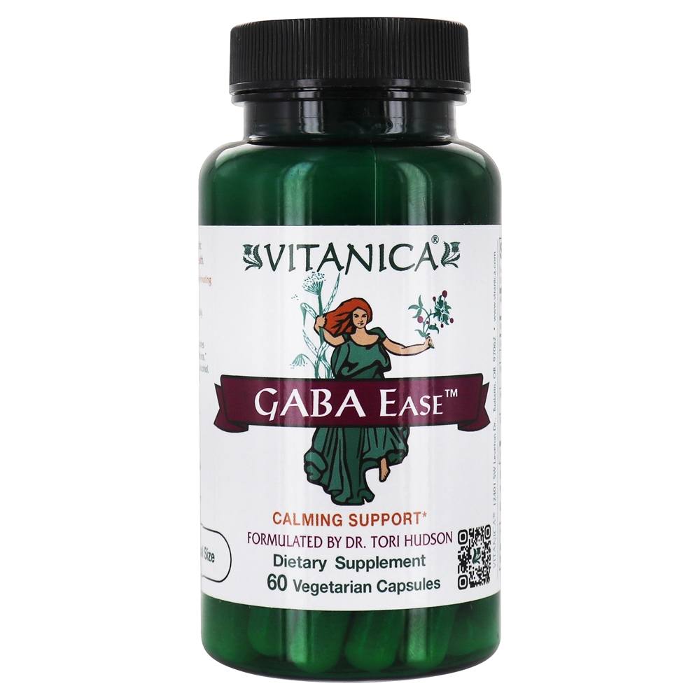 GABA Facilidade Acalmando Apoiar - Cápsulas vegetarianas 60 Vitanica