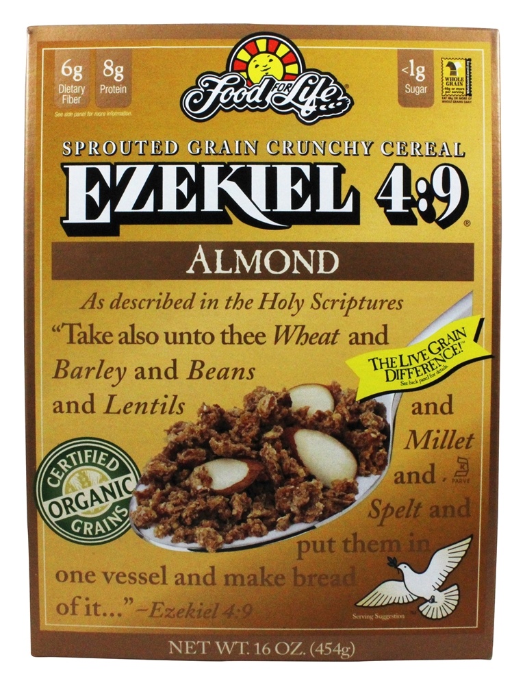 Ezequiel 4 : 9 Amendoim de Cereais Integrais Gerados - 16 oz. Food For Life