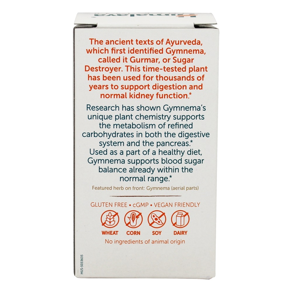 Destruidor de Açúcar de Gymnema - 60 Cápsulas Himalaya Herbal Healthcare - Imagem 3