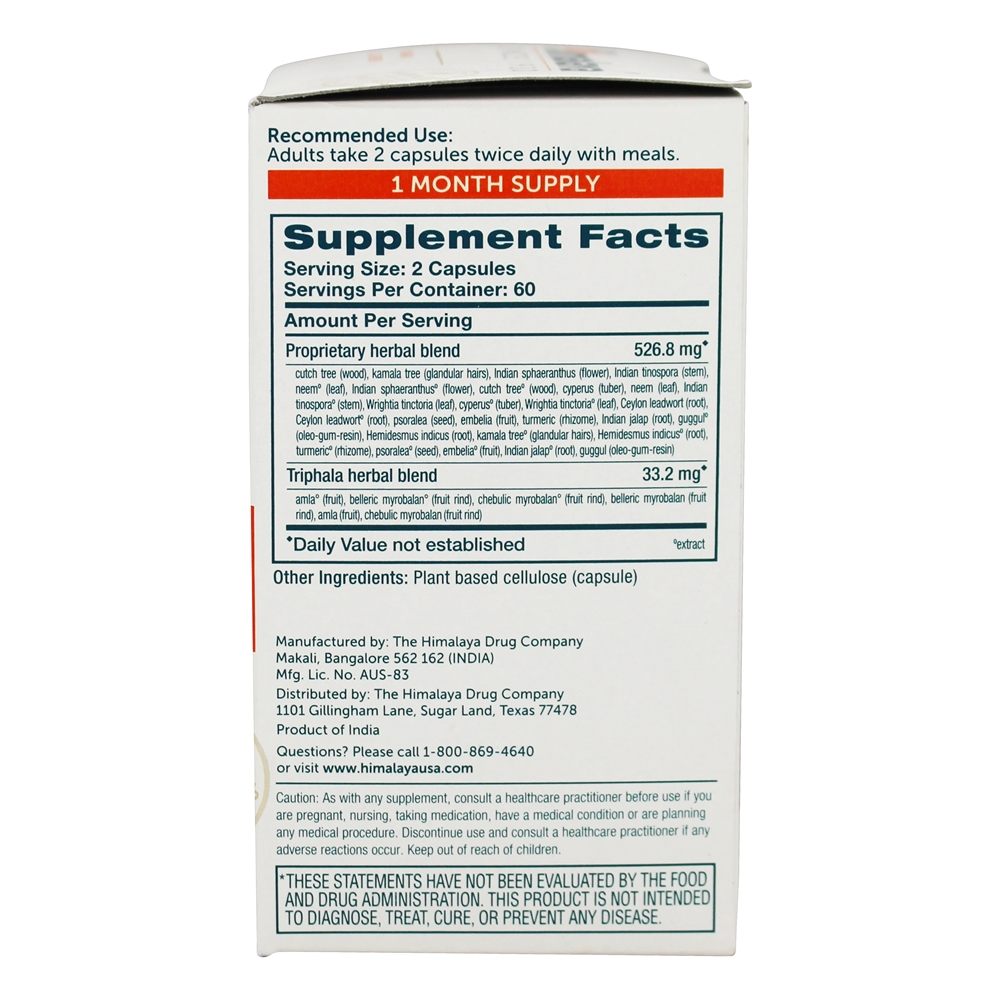 Dermacare Pele Restauração & Reparar - Cápsulas vegetarianas 120 Himalaya Herbal Healthcare - Imagem 2