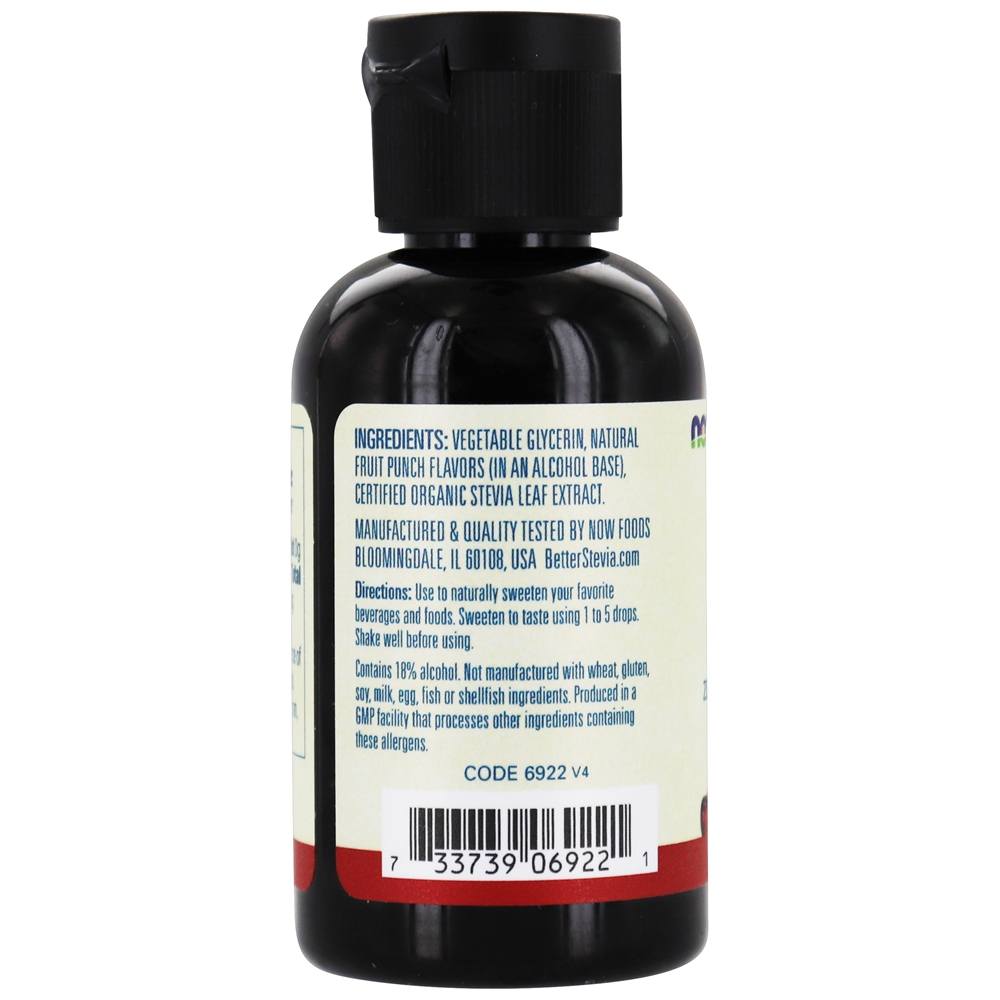 Adoçante Líquido BetterStevia Frutas Tropicais - 2 fl. oz. NOW Foods - Imagem 2
