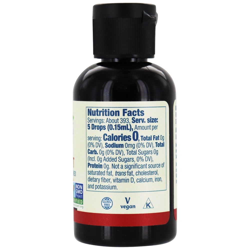 Adoçante Líquido BetterStevia Frutas Tropicais - 2 fl. oz. NOW Foods - Imagem 3