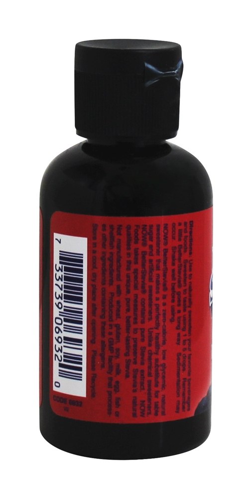 BetterStevia Adoçante Líquido Romã Blueberry - 2 fl. oz. NOW Foods - Imagem 3