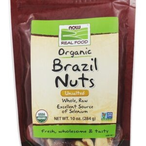 Comprar porcas brasileiras orgânicas sem sal - 10 oz. Now foods preço no brasil alimentos & lanches castanhas suplemento importado loja 81 online promoção -