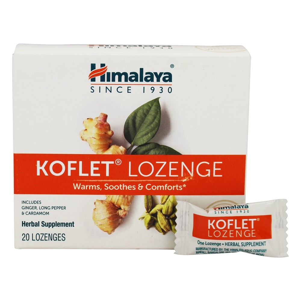 Koflet Lozenge - 20 Pastilhas Himalaya Herbal Healthcare