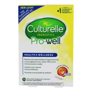Probiótico Diário Pró-Saúde e Bem-Estar - Cápsulas 30 Culturelle