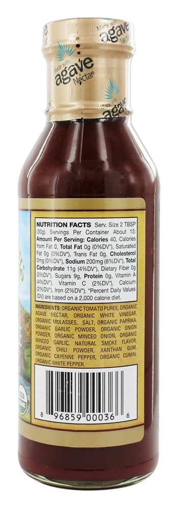 Molho de churrasco orgânico Original - 13.5 fl. oz. Organicville - Imagem 2