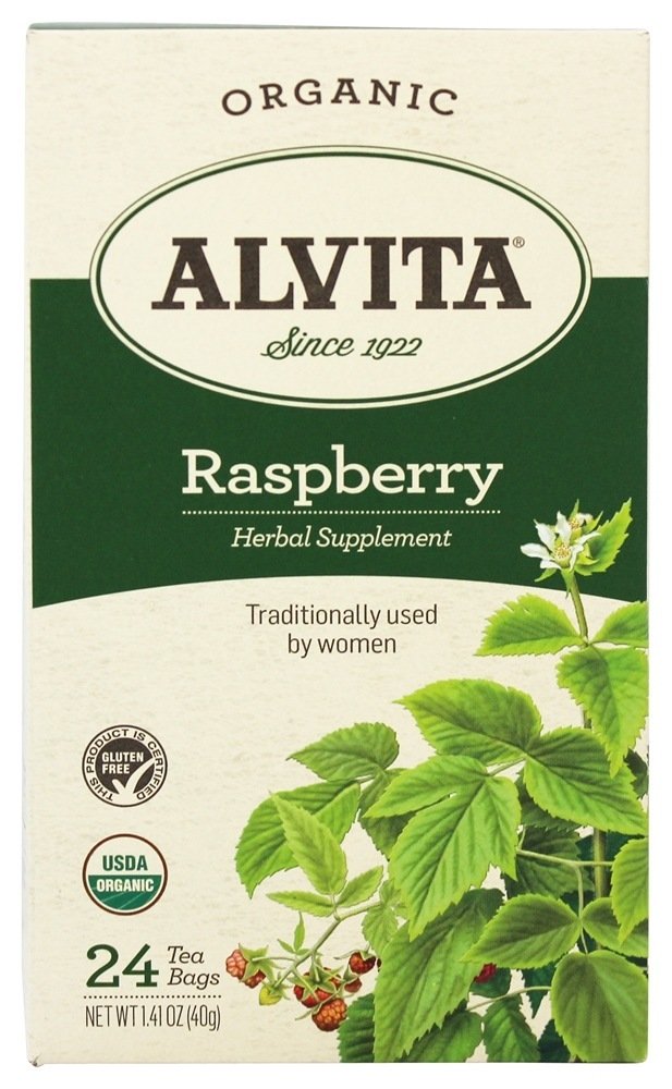 Chá Orgânico De Framboesa - 24 Saquinhos de Chá Alvita