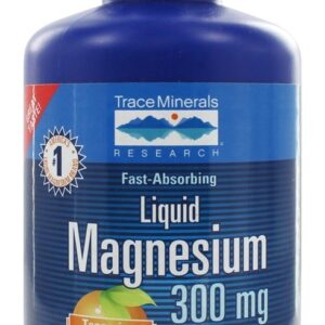 Tangerina com Magnésio Líquido 300 mg. - 16 fl. oz. Trace Minerals Research
