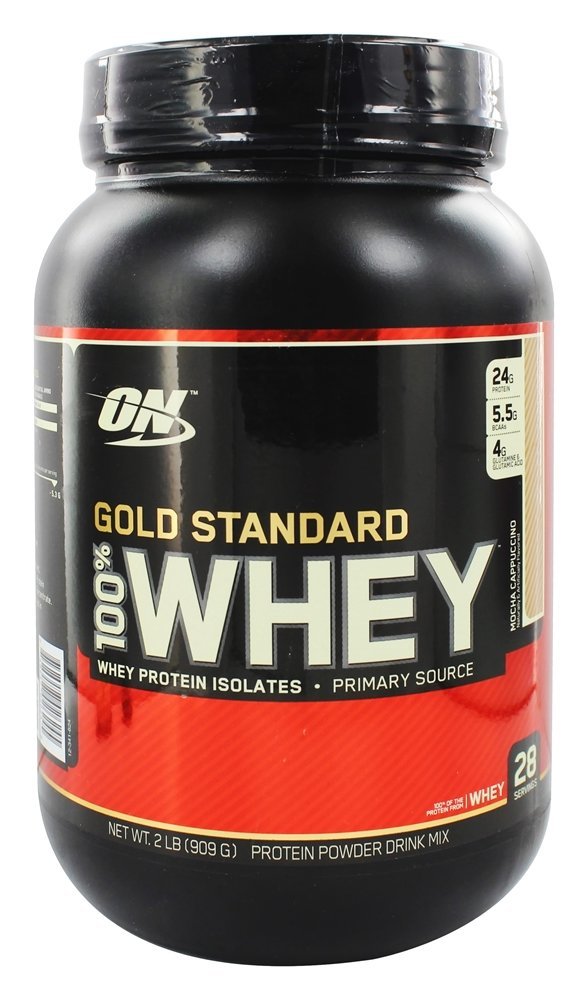 100% Whey Protein Isolado Gold Standard Sabor Mocha Cappuccino - 2 lbs. Optimum Nutrition