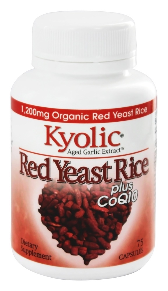 Arroz Vermelho Fermentado Com CoQ10 1200 mg. - Cápsulas 75 Kyolic