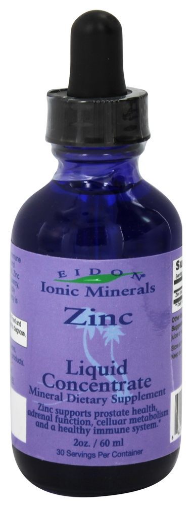 Concentrado Líquido de Zinco - 2 oz. Eidon Ionic Minerals