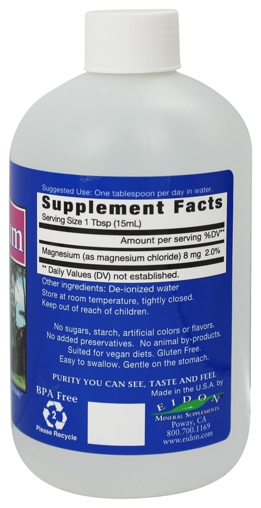 Magnésio Líquido - 18 fl. oz. Eidon Ionic Minerals - Imagem 2