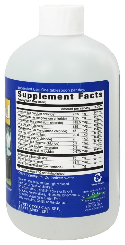 Líquido Mineral Múltiplo - 18 oz. Eidon Ionic Minerals - Imagem 2