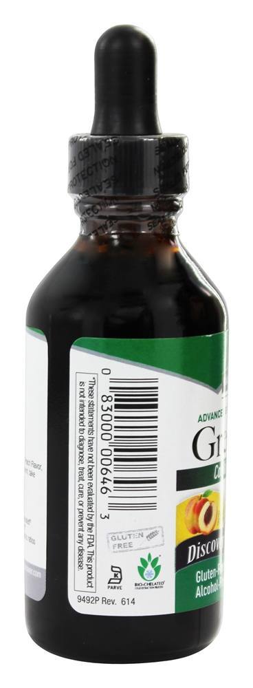 Pêssego de extrato sem álcool de chá verde super - 2 oz. Nature's Answer - Imagem 3