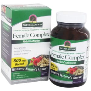 Comprar mistura herbal complexo feminino - cápsulas vegetarianas 90 nature's answer preço no brasil ervas fórmulas para mulheres suplemento importado loja 3 online promoção -