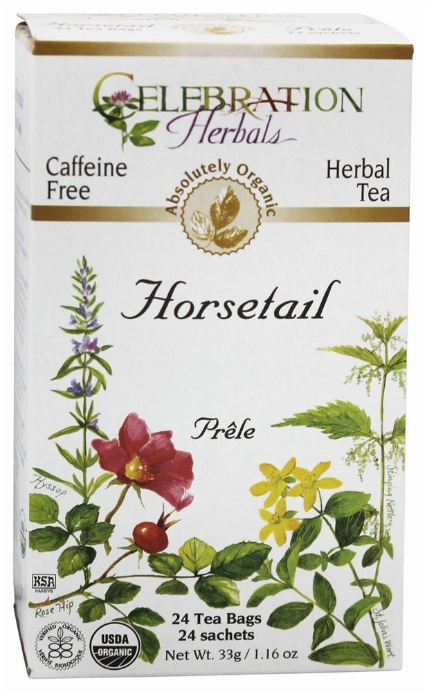 Chá de ervas de cavalinha sem cafeína - 24 Saquinhos de Chá Celebration Herbals