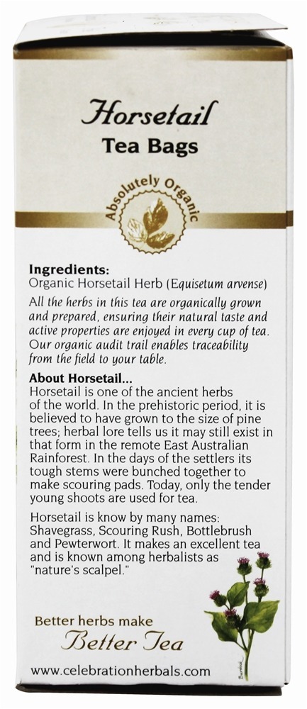 Chá de ervas de cavalinha sem cafeína - 24 Saquinhos de Chá Celebration Herbals - Imagem 2
