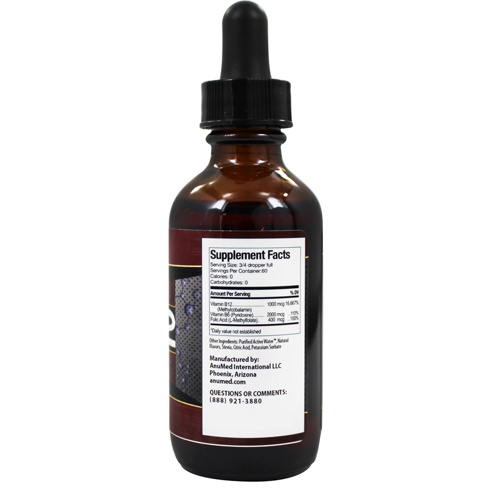 Metabolic B12 Líquida 1000 mcg. - 2 fl. oz. AnuMed - Imagem 2