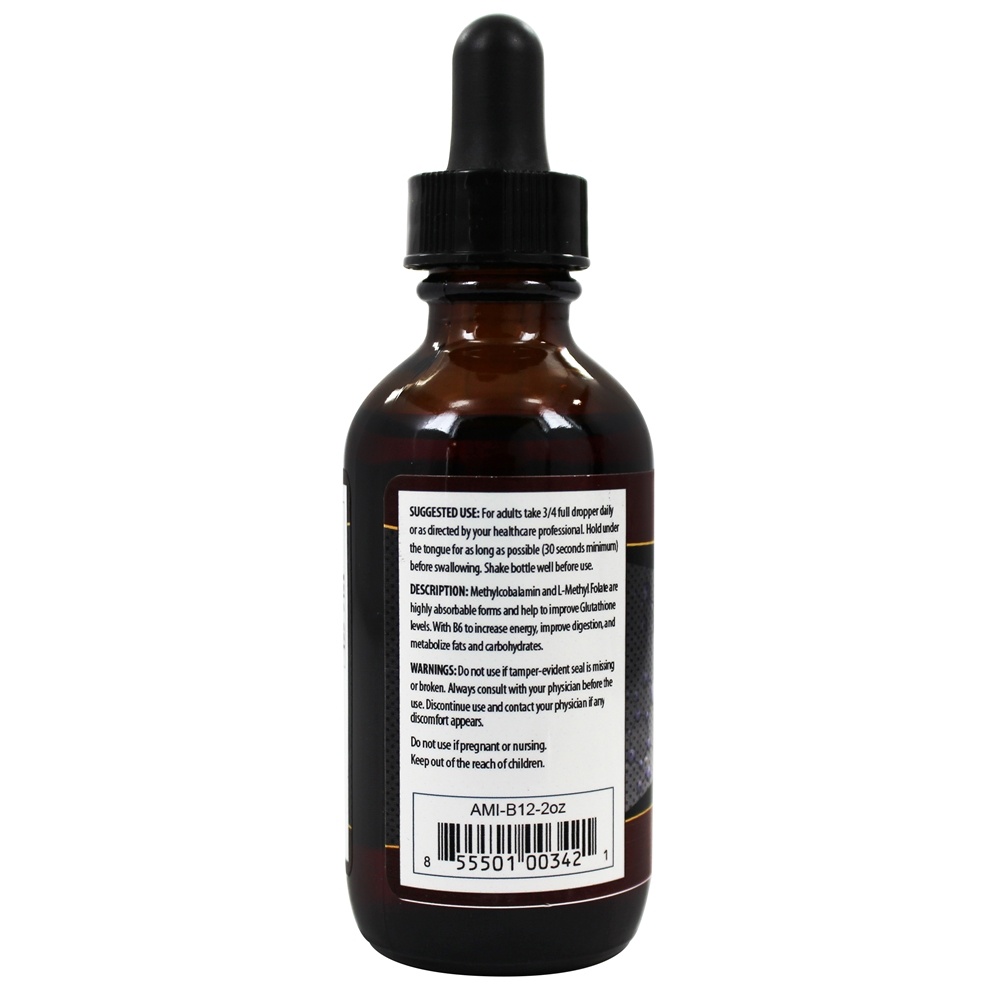 Metabolic B12 Líquida 1000 mcg. - 2 fl. oz. AnuMed - Imagem 3
