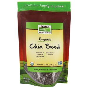 Comprar now real food organic chia semente preto - 12 oz. Now foods preço no brasil alimentos & lanches sementes de chia suplemento importado loja 95 online promoção -