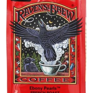 Comprar pérolas de ébano café torrado orgânico assado francês - 12 oz. Raven's brew coffee preço no brasil café em pó chás e café suplemento importado loja 23 online promoção -