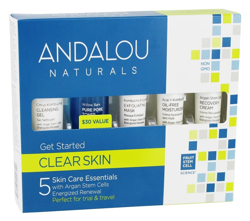 Kit de primeiros passos para pele clara - 5 Peça (s) Andalou Naturals