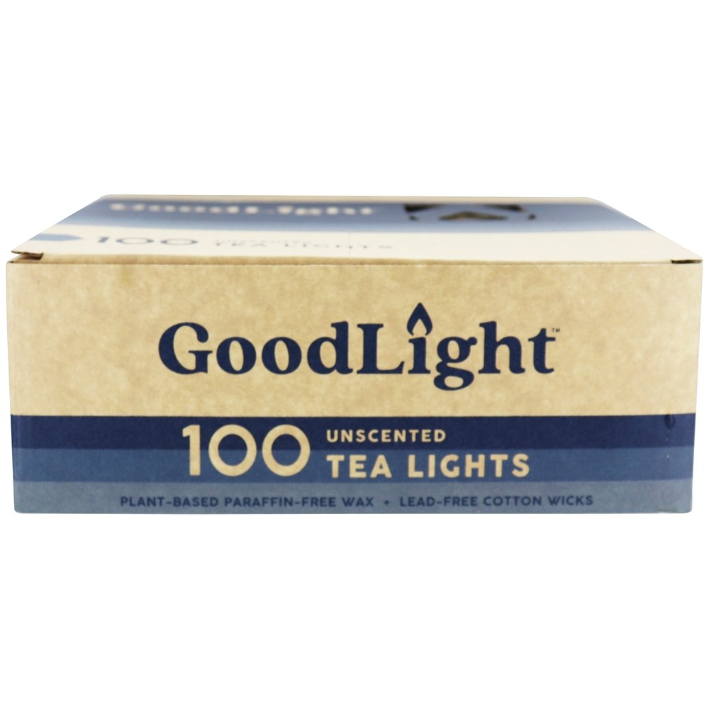 Luzes de chá sem perfume - 100 Contagem GoodLight Natural Candles