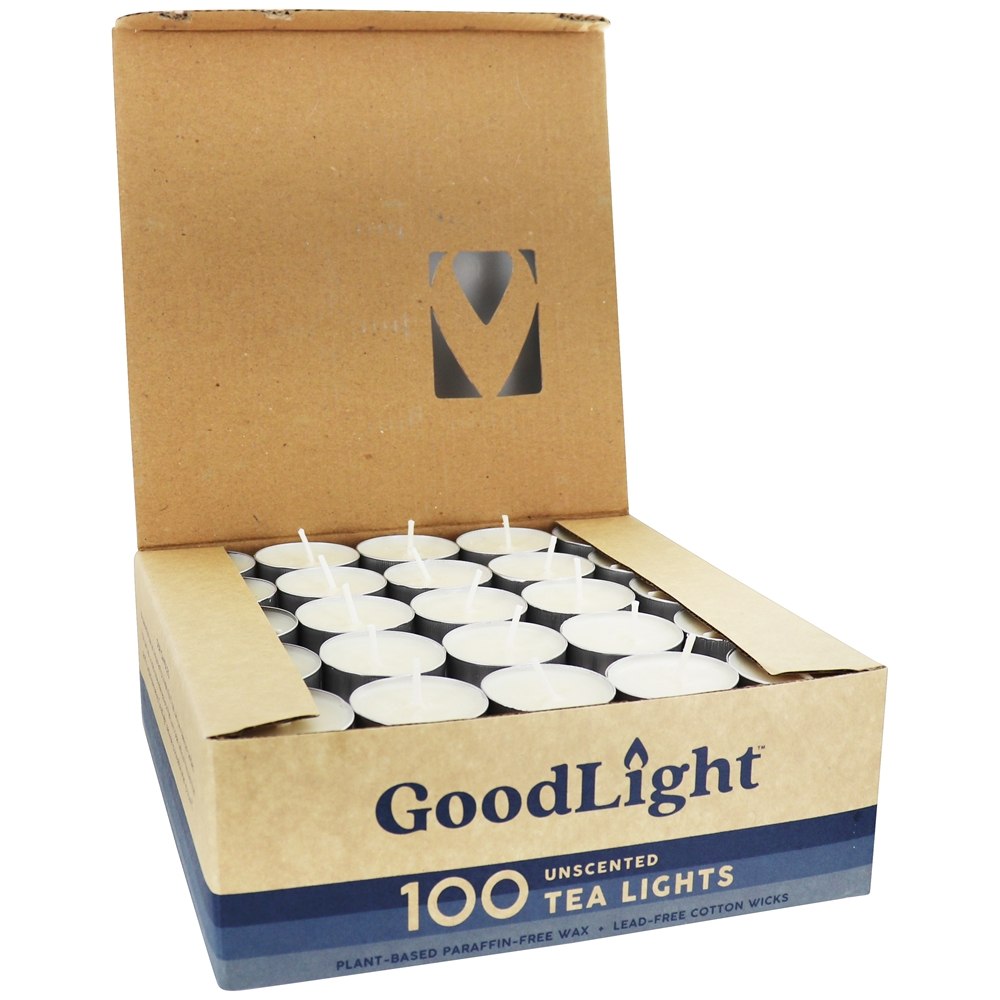 Luzes de chá sem perfume - 100 Contagem GoodLight Natural Candles - Imagem 2
