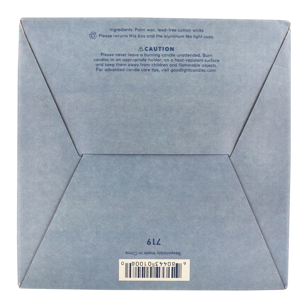 Luzes de chá sem perfume - 100 Contagem GoodLight Natural Candles - Imagem 3