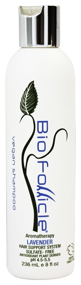Cabelo Apoiar Sistema Vegan Xampu Sulfato-Livre Lavanda - 8 fl. oz. Bio Follicle