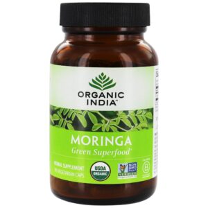Comprar superalimento verde de moringa - cápsulas vegetarianas 90 organic india preço no brasil moringa oleifera suplementos nutricionais suplemento importado loja 33 online promoção -