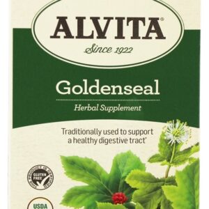 Comprar chá goldenseal orgânico - 24 saquinhos de chá alvita preço no brasil chás digestivos chás e café suplemento importado loja 13 online promoção -