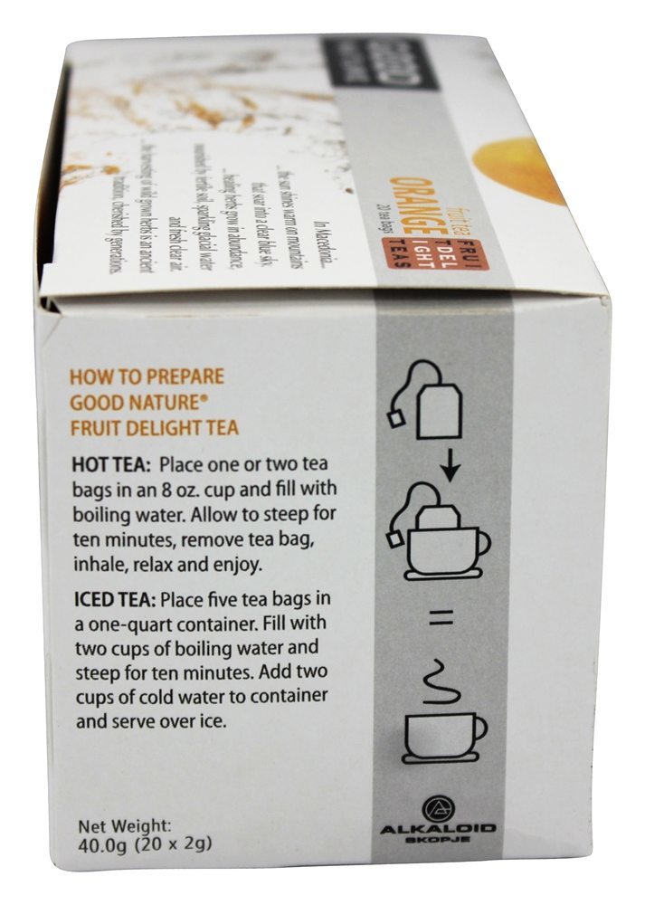 Mistura De Chá De Ervas Doce E Picante Sem Cafeína - 18 Saquinhos de Chá Good Earth Teas - Imagem 2