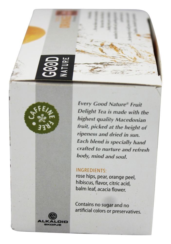 Mistura De Chá De Ervas Doce E Picante Sem Cafeína - 18 Saquinhos de Chá Good Earth Teas - Imagem 3