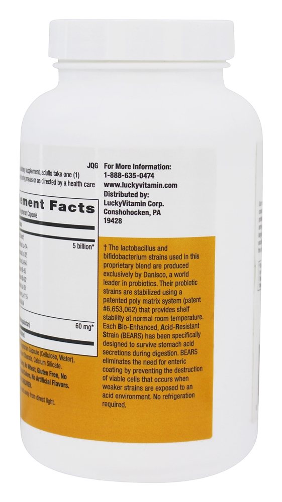 Probiótico Suprema Dophilus - Cápsulas vegetarianas 240 LuckyVitamin - Imagem 3