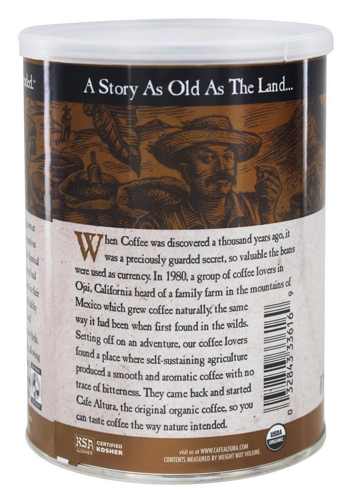 Orgânico Café Feira Comércio Clássico Assado - 12 oz. Cafe Altura - Imagem 3