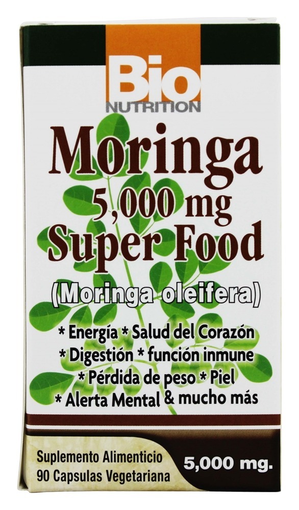 Moringa Superfood 5000 mg. - Cápsulas vegetarianas 90 Bio Nutrition - Imagem 4