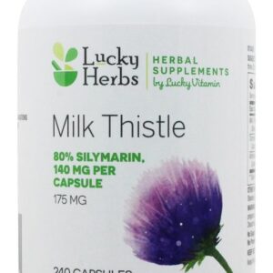 Comprar extrato de cardo de leite 175 mg. - cápsulas 240 luckyherbs preço no brasil cardo mariano ervas suplemento importado loja 15 online promoção -