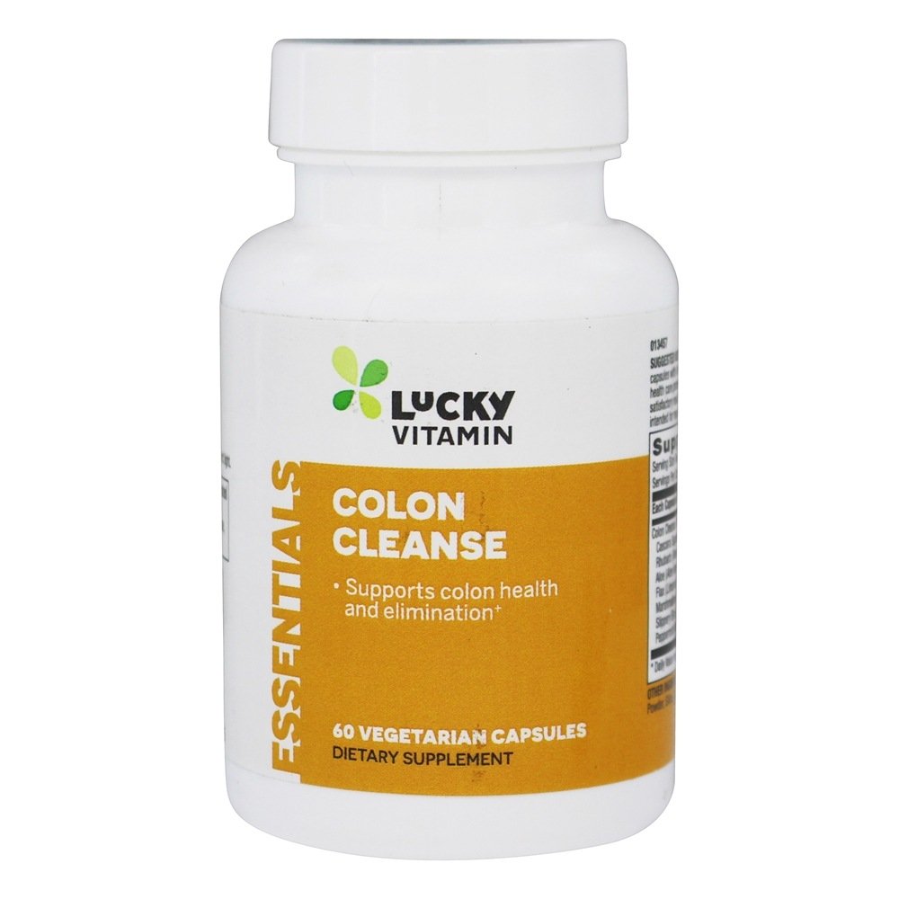 Limpeza do Cólon - Cápsulas vegetarianas 60 LuckyVitamin