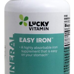 Comprar ferro fácil 25 mg. - cápsulas vegetarianas 180 luckyvitamin preço no brasil ferro vitaminas e minerais suplemento importado loja 209 online promoção -