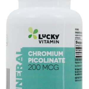 Comprar picolinato de cromo 200 mcg. - cápsulas 90 luckyvitamin preço no brasil cromo vitaminas e minerais suplemento importado loja 91 online promoção -
