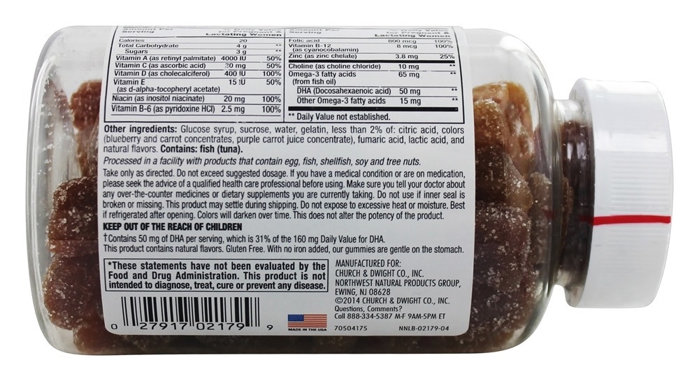 Vitaminas Gomosas Pré-natais - 75 Gummies Nutrition Now - Imagem 3