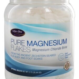 Comprar pure flocos de magnésio - 2. 75 lbs. Life-flo preço no brasil cuidados pessoais & beleza sais de banho e sais de epsom suplemento importado loja 9 online promoção -