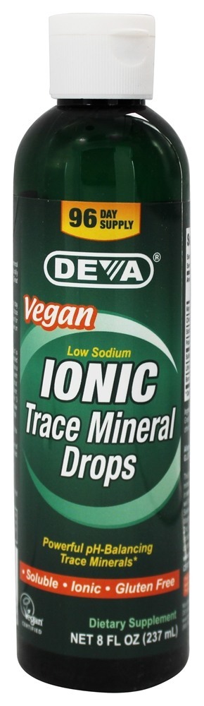 Oligoelementos Iônicos em Gotas - 8 fl. oz. Deva Nutrition