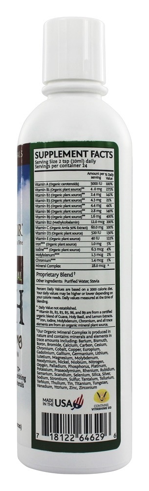 Rush Vitamina & Mineral Líquido - 8 fl. oz. Sunwarrior - Imagem 2