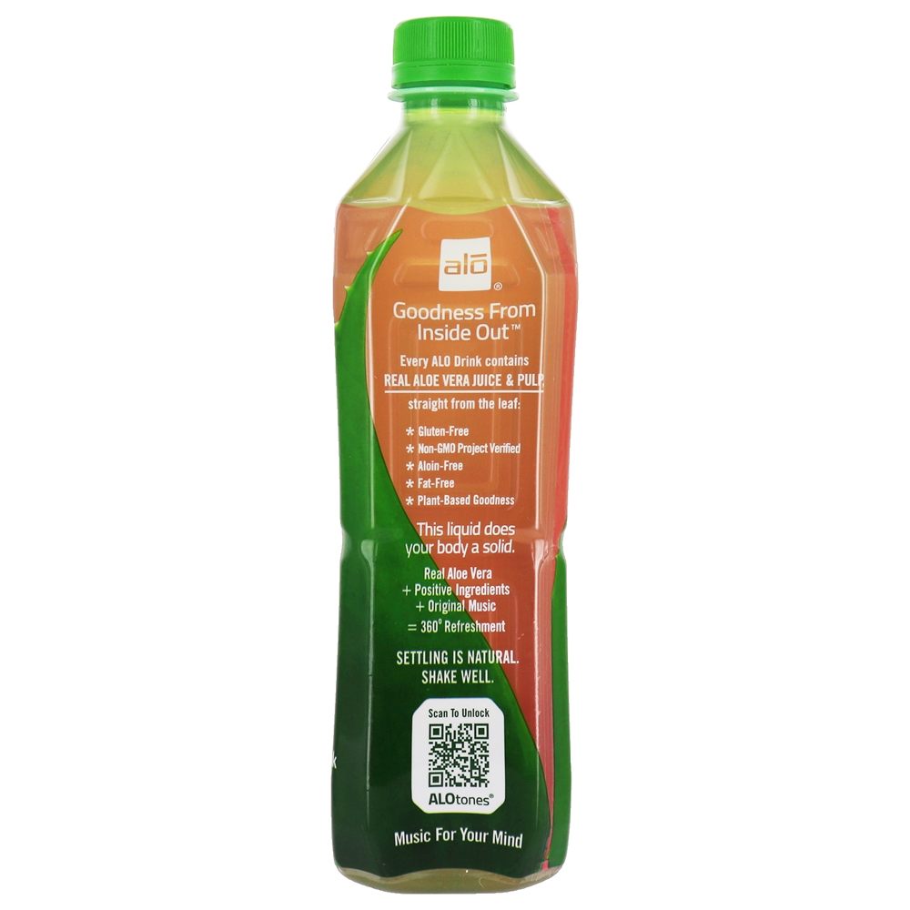 Original Aloe Beber Conforto Aloe + Melancia + Pêssego - 16.9 fl. oz. ALO - Imagem 3